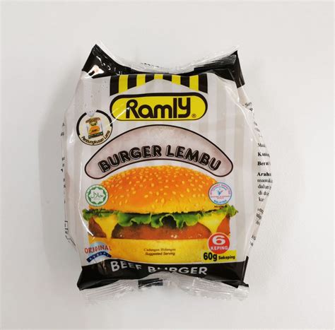 RAMLY BEEF BURGER 60gm - Saga Mission