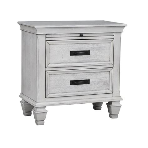 Nightstand, Antique white - Walmart.com - Walmart.com