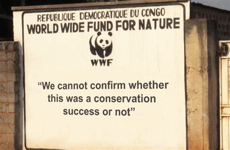 The Wwf In Drc Conservation Without People World Rainforest Movement