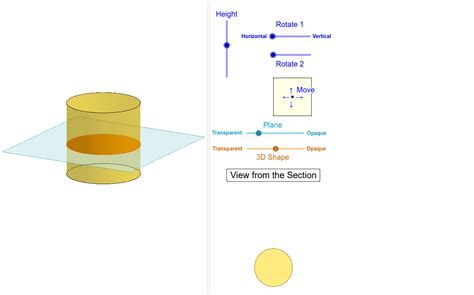 Cross Section Cylinder