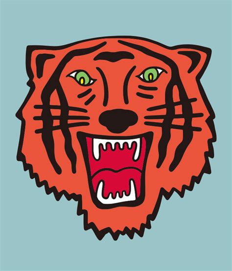 Retro Tiger Illustration Military Patch Ai Illustrator File US 5