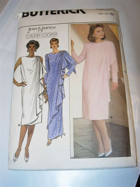 WOMENS UNCUT BUTTERICK 3328 Sewing Pattern MOTHER OF THE BRIDE DRESS