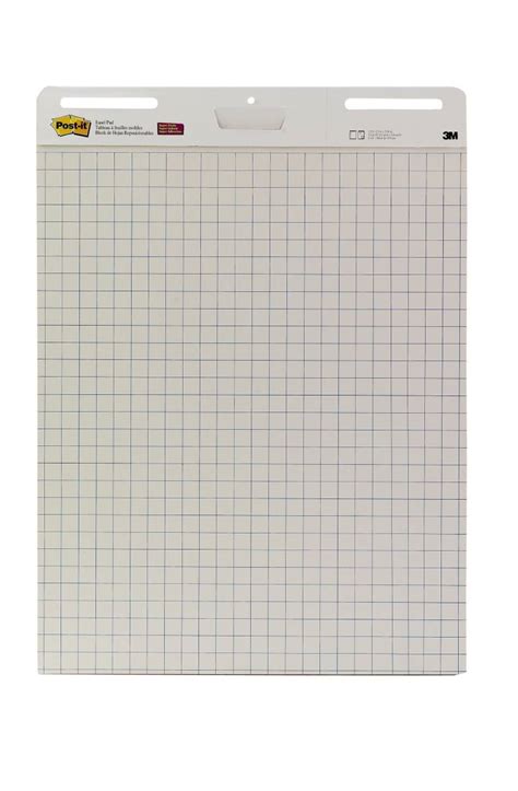 3M Post It Super Sticky Meeting Chart Chequered 2 Pads 635 Mm X 762 Mm