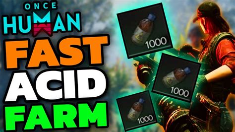 Once Human Fast Easy Acid Farm How To Farm Acid In Once Human