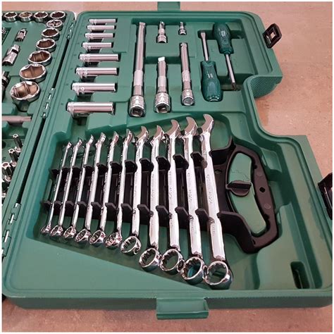 SATA 09014A 122pc Mechanic Hand Tools Set DR 1 4 3 8 1 2 Socket