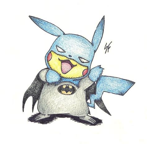 Batman Pikachu By Sf Artist On Deviantart Pikachu Batman Pokemon Art