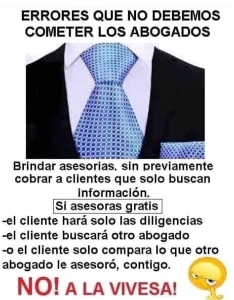 Errores Que No Debemos Cometer Los Abogados