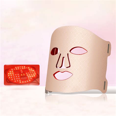 Silicone Facial Led Face Mask Red Light Therapy For Face 4 Colors 660nm 850nm China Infrared