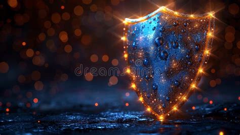 A Futuristic Light Shield Effect Like A Bubble Shield Isolated On A