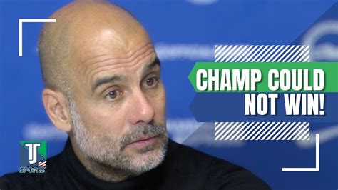 Pep Guardiola S REACTION After The DRAW Between Manchester City And