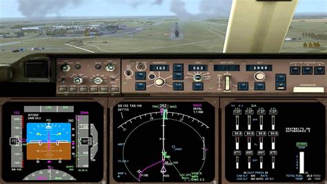 Fs2004 Pmdg B747 400 Approach And Landing In Tolmachevo Youtube