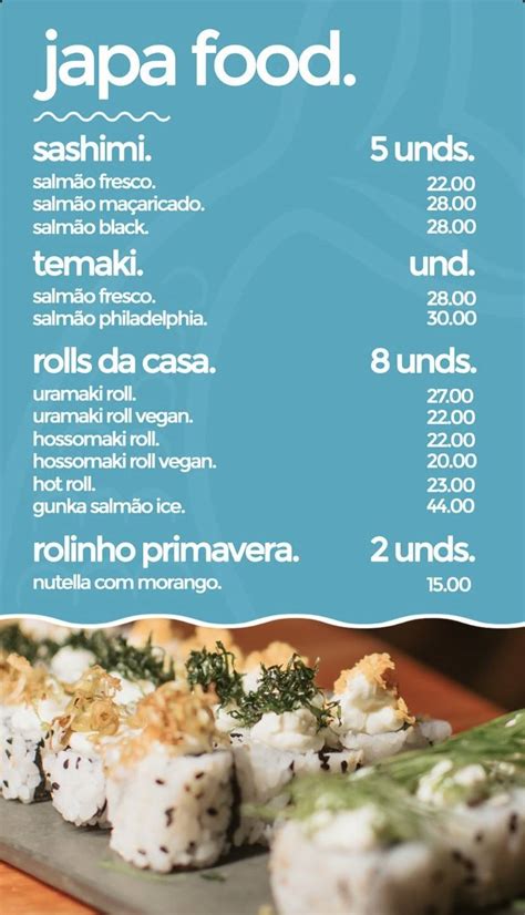 Menu Em Ika Poke Restaurante Guarapari