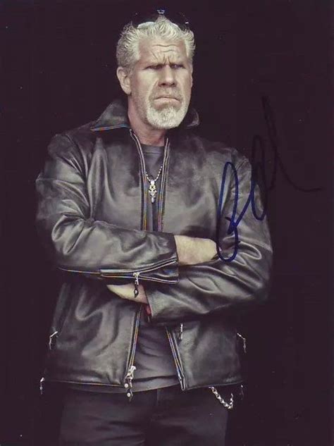 Autographed Ron Perlman as Clay Morrow on Sons of Anarchy - Etsy | Ron ...