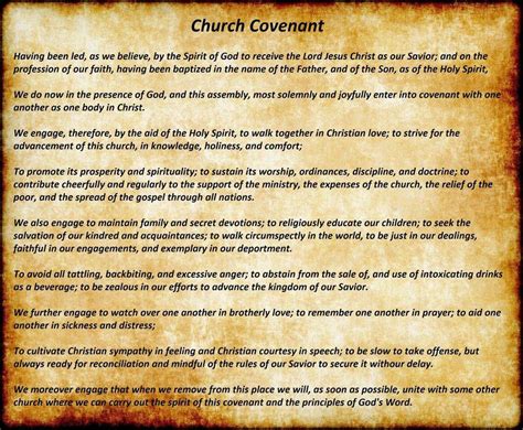 Church Covenant