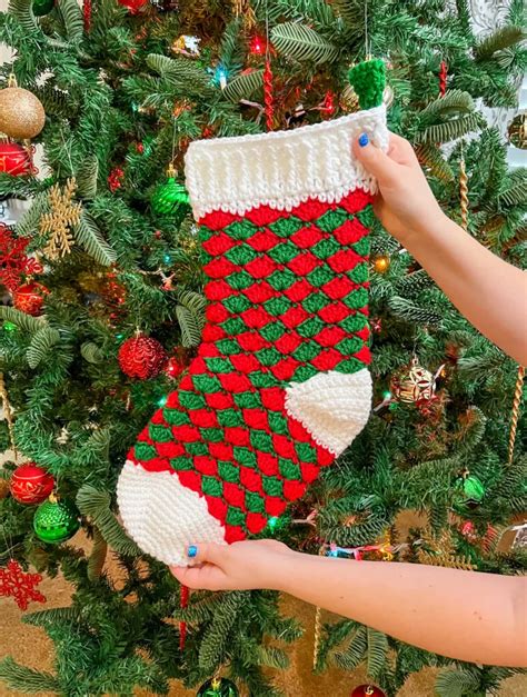 Festive Finds 21 Must Try Crochet Christmas Stocking Patterns I Can Crochet That