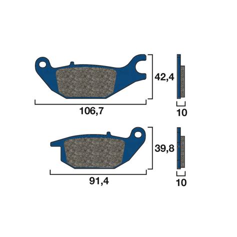 Plaquette De Frein Arri Re Brembo Ho Organique Route