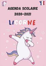 Agenda Scolaire Licorne Planificateur Pour Tudiants Et