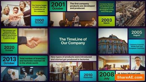 Videohive Corporate Company Timeline Slideshow Free After Effects