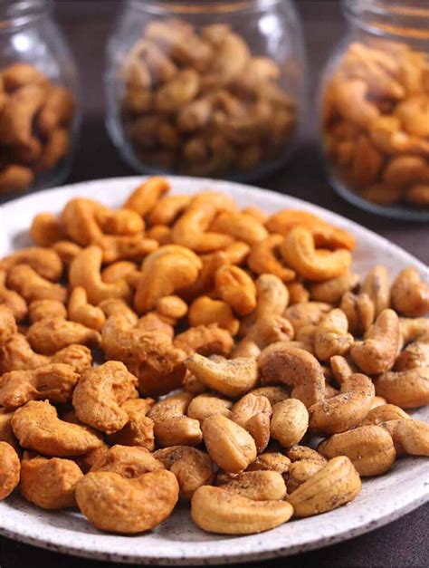 Roasted Cashews Masala Kaju How To Roast Cashews Cook With Kushi