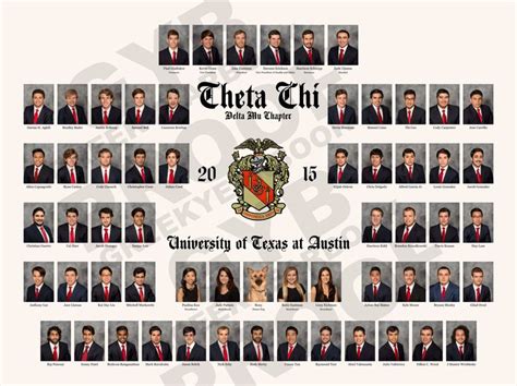 Fraternity Composites Theta Chi Fraternity Theta