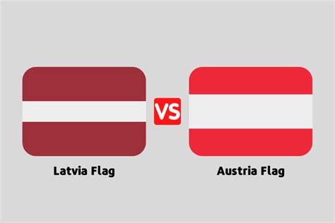 Latvian flag vs Austrian flag - Flagsmore.com