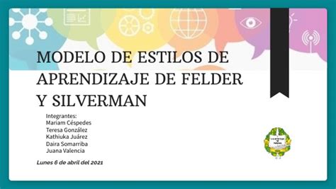 Modelo De Estilos De Aprendizaje De Felder Y Silverman