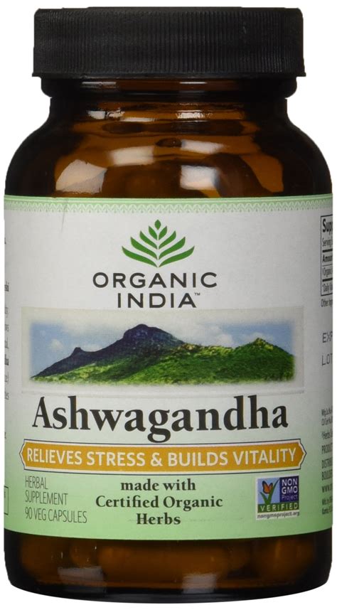 Organic India Ashwagandha 90 Count Pack Of 2 Buy Online In United