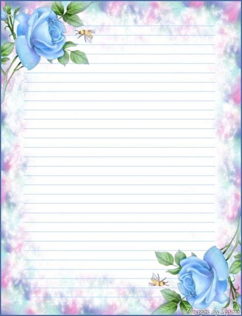 Free Printable Pretty Lined Writing Paper