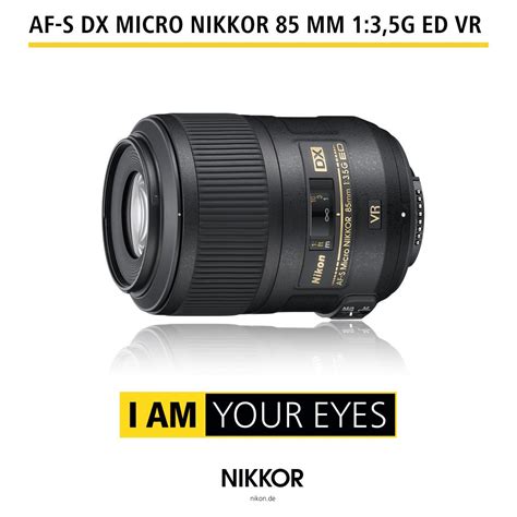 Nikon AF S Micro Nikkor DX 85mm 1 3 5G ED VR Objektiv Amazon De Kamera