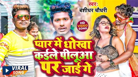 Bansidhar Chaudhry New Video Song पयर म धख कईल पलआ पर जई