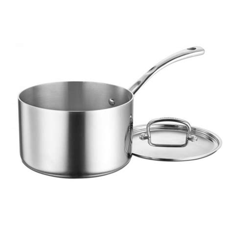 Cuisinart French Classic Tri Ply Stainless 4 Quart Saucepan With Cover