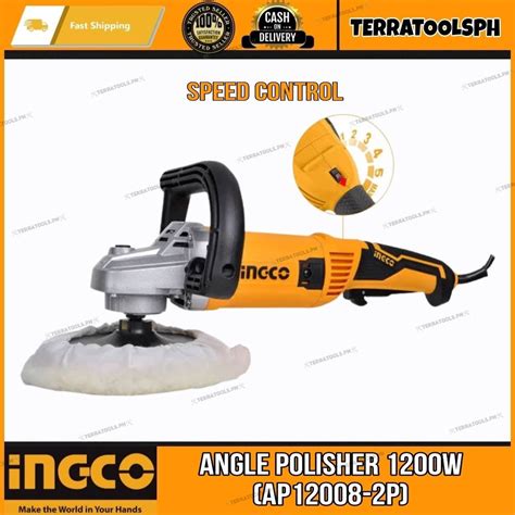 Ingco Original Industrial Angle Polisher Buffing Machine W