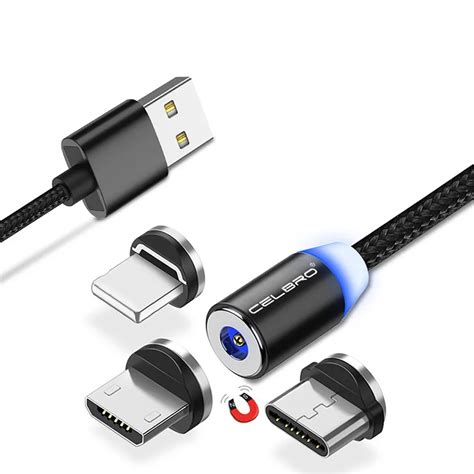 M M M Micro Usb Cable Magn Tico Im N Conector De Cable Tipo C Micro