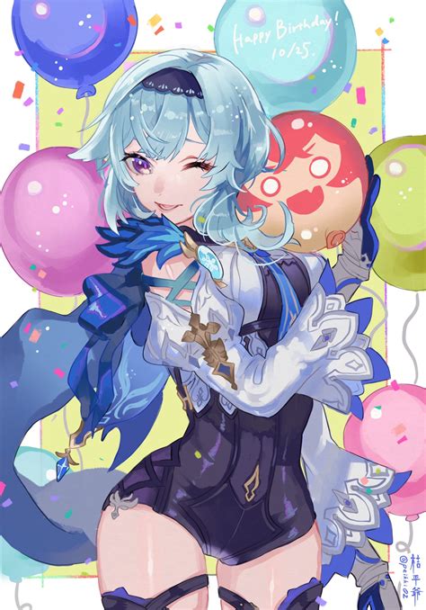 桔平爺 On Twitter エウルアちゃんお誕生日おめでとう〜！！ 可愛くて格好良くて大好き！！ 原神 Genshinimpact