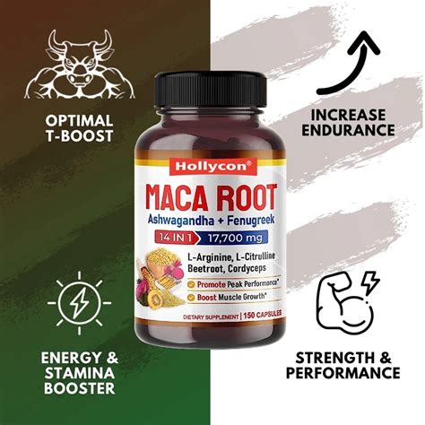 Healthcare Supplement Private Labels Black Maca Capsules Maca Root