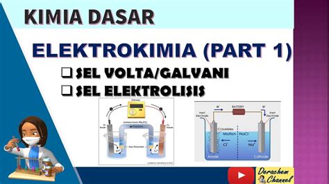 Sel Elektrokimia Part Sel Volta Dan Sel Elektrolisis Kimia