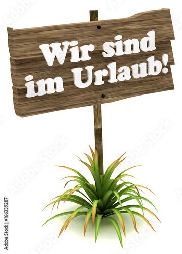 Wir Sind Im Urlaub Button Icon Schild Stock Illustration Adobe Stock