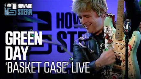 Green Day Basket Case” Live On The Stern Show Youtube