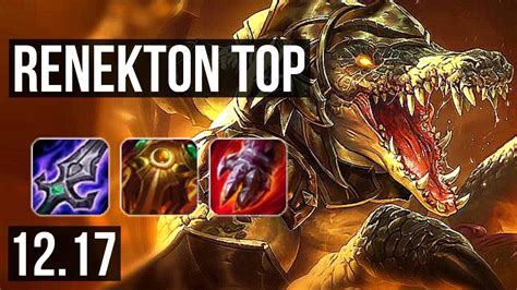 Renekton Vs Gangplank Top 7 1 7 67 Winrate Dominating Kr