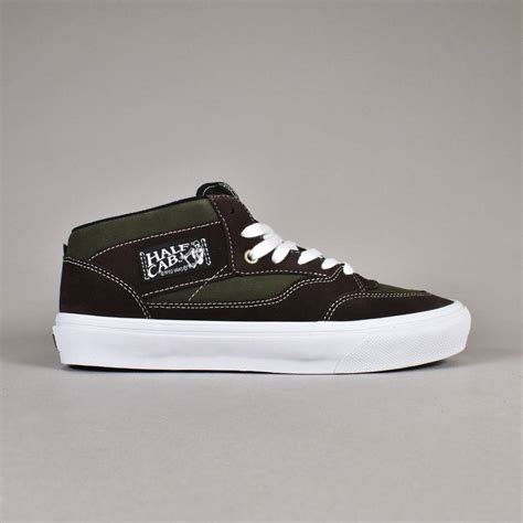 Vans Skate Half Cab 92 Vcu Skate Shoes Dark Brownwhite Skate