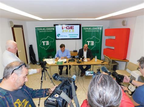 Teruel Existe Presenta Enmiendas A Los Pge Para La Provincia Con