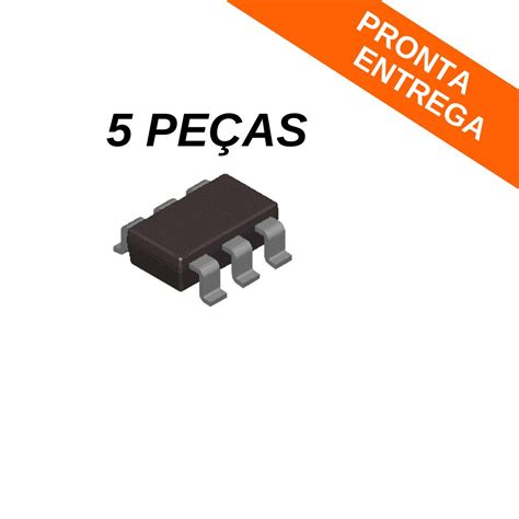 Kit 5 peças Circuito Integrado FDC610PZ SOT 6 SMD Circuitos