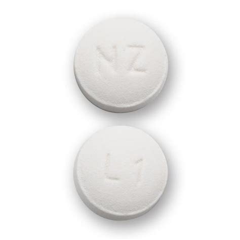 ZN L1 Pill White Round 6mm Pill Identifier