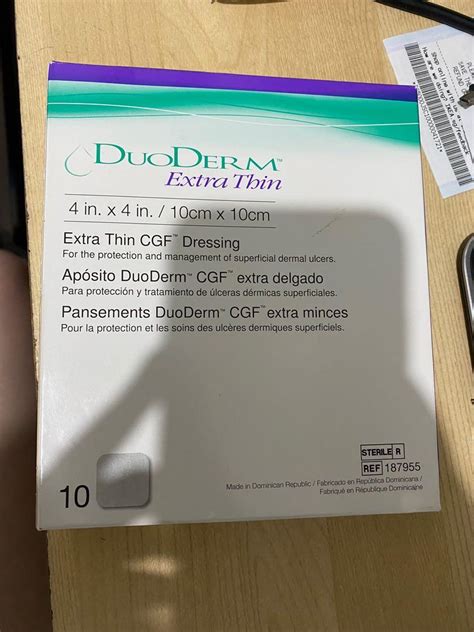 Duoderm Extra Thin Cgf Dressing Beauty Personal Care Face Face