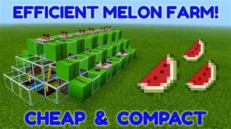 [tutorial] How To Make The Best Melon Pumpkin Farm In Minecraft Bedrock 100 Lossless Easy