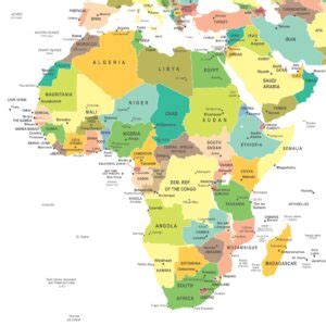 Capital Cities of Africa | Mappr