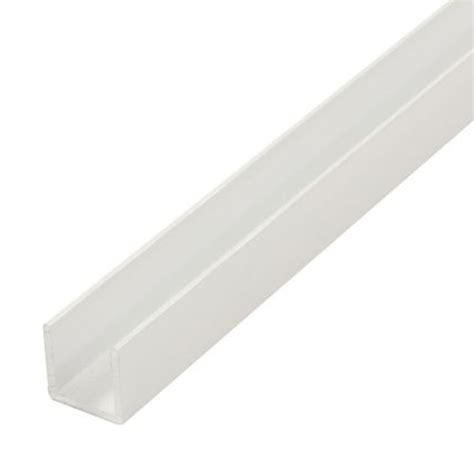 Perfil U X M Aluminio Branco Amig Grilo Lda