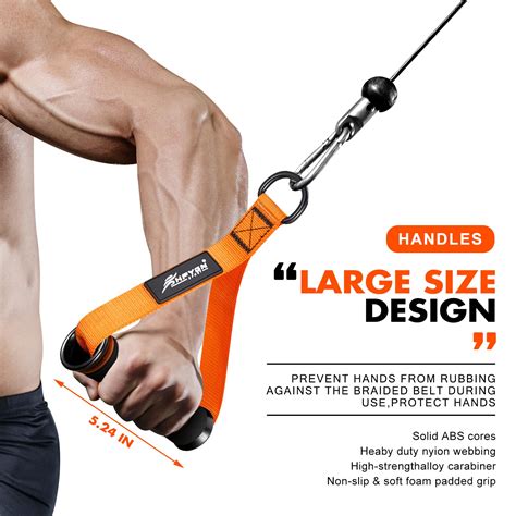 Snapklik.com : Exercise Handles, Gym Replacement Handle Attachments For ...