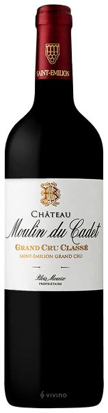 Ch Teau Moulin Du Cadet Saint Milion Grand Cru Grand Cru Class