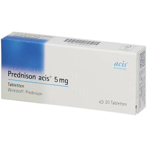 Prednison Acis 5Mg 20 St Mit Dem E Rezept Kaufen Shop Apotheke